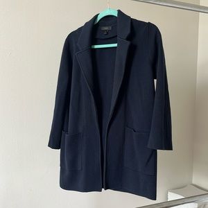 J. Crew Navy Blue Casual Sweater Blazer